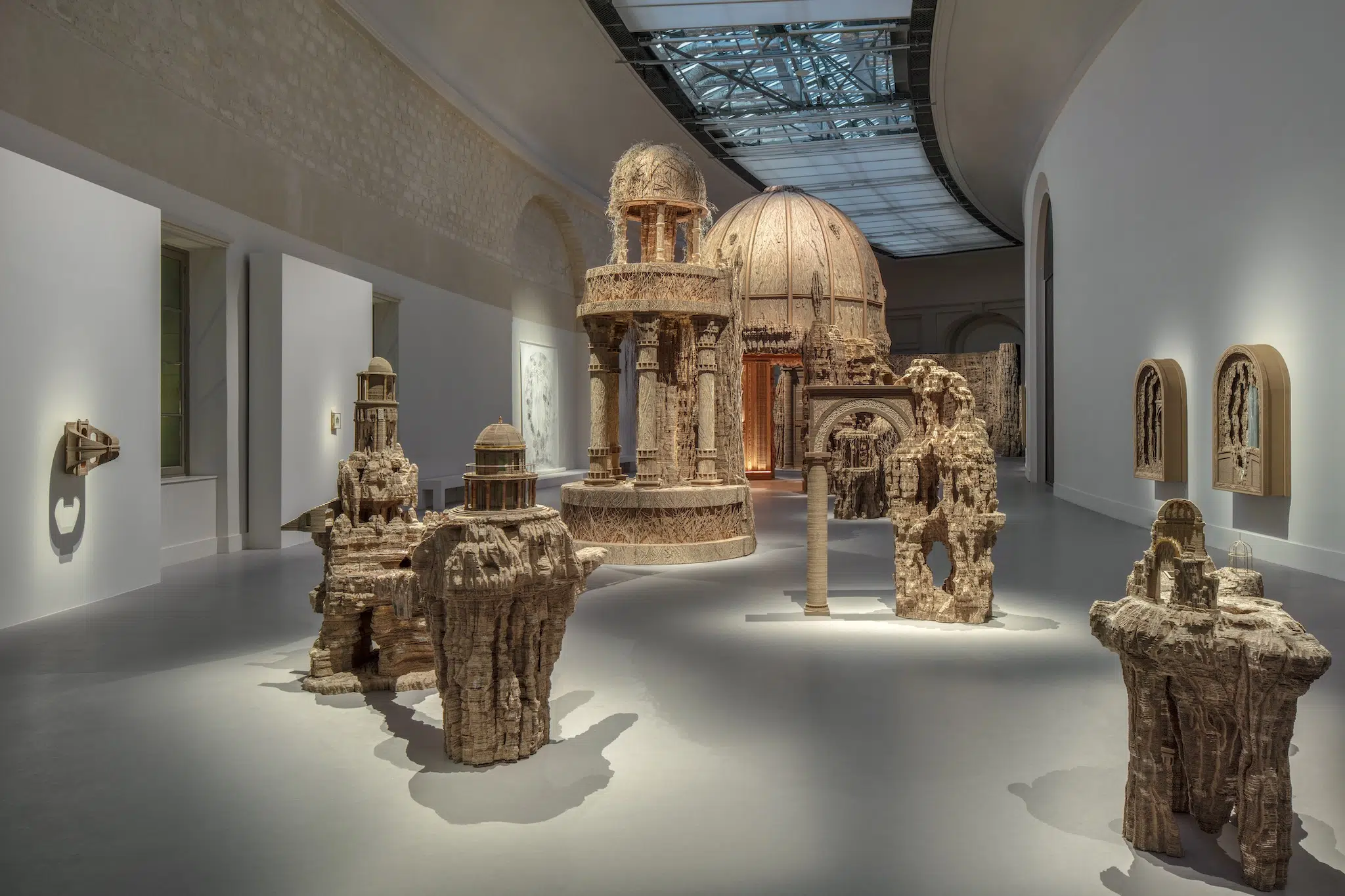 Installation view of ‘Grottesco,’ currently open at le Grand Palais in Paris, France. (Courtesy le Grand Palais)