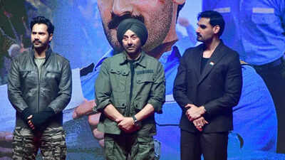 Sunny Deol gets emotional at Border 2 song launch; reveals his current state after Dharmendra's demise, 'Mera dimaag hila hua hain'