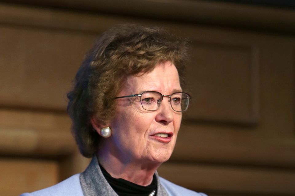 Former president Mary Robinson