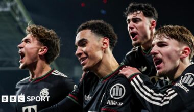 Musiala & Kane score as Bayern end PSV's Champions League hopes