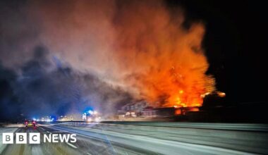Dogs killed as fire destroys house near Laurencekirk, Aberdeenshire