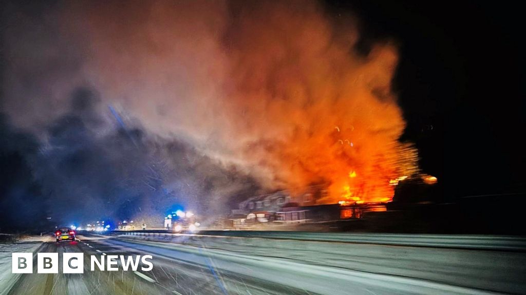 Dogs killed as fire destroys house near Laurencekirk, Aberdeenshire