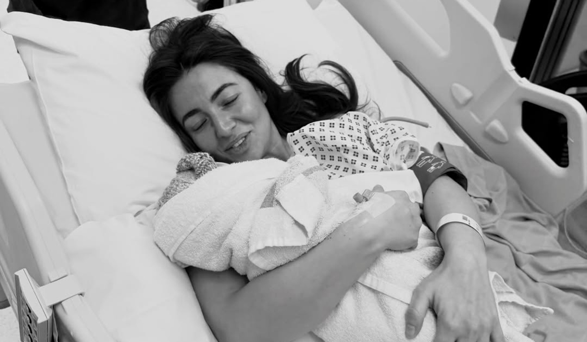 Finlay Tapp and his partner Jess have welcomed their first child. Pic: Finlay Tapp / Instagram