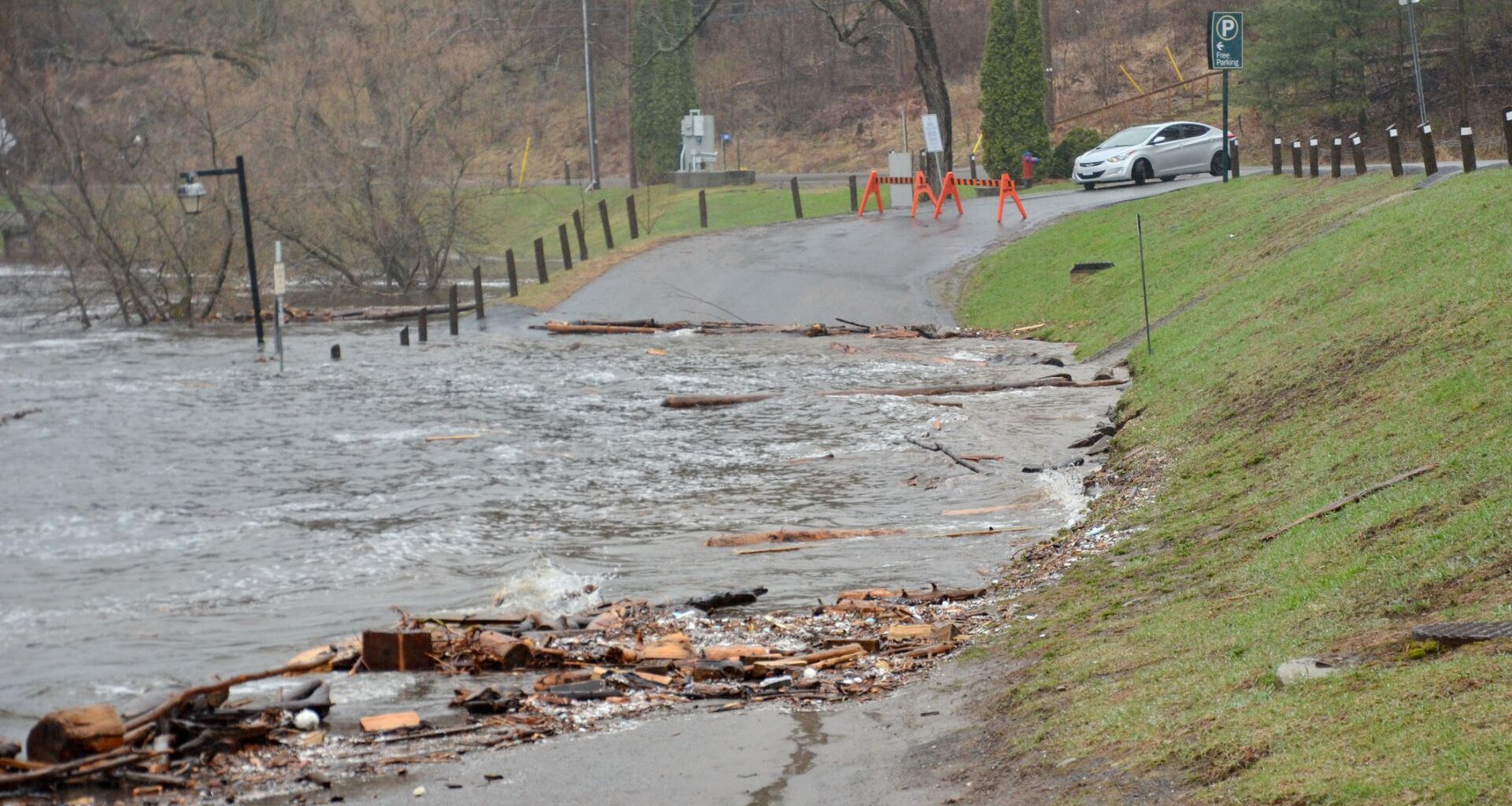 Rising global temperatures have contributed to the formation of a meltwater lake on top of Greenland's 79 degree north glacier.