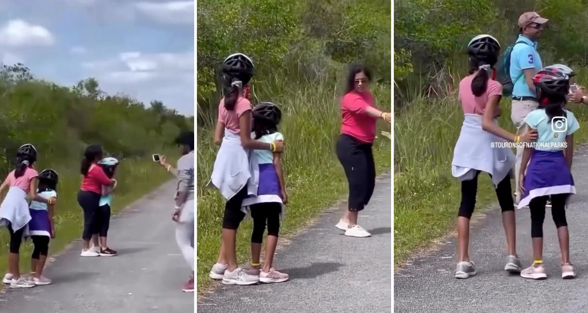 Social media users slam parents after noticing how close kids are to unpredictable predator: 'Serious danger'