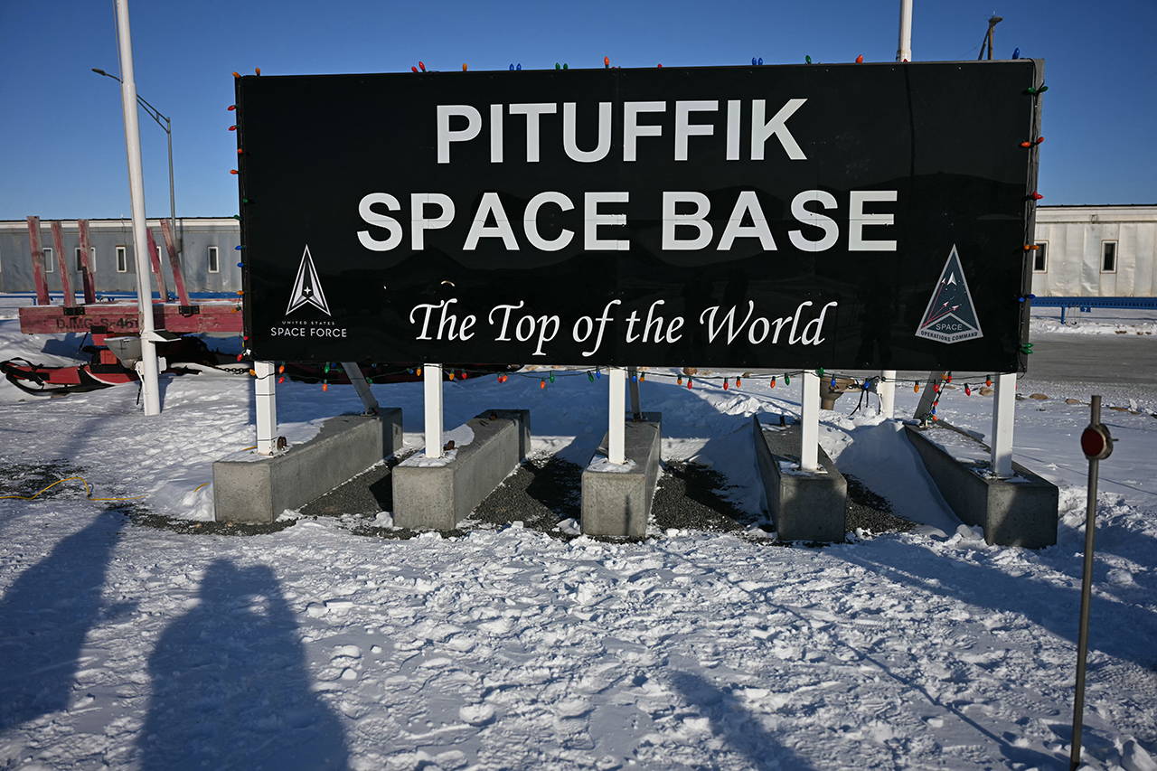 The US military's Pituffik Space Base in Greenland
