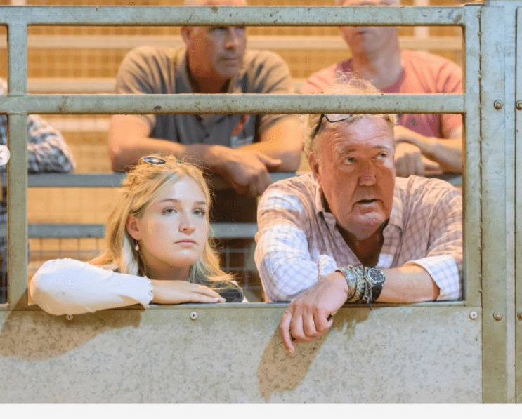 Harriet Cowan and Jeremy Clarkson