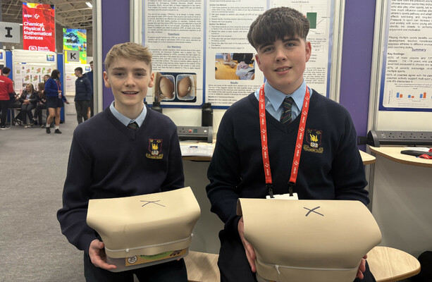 These 2nd year students say their homemade CPR mannequin is just as good as the real thing