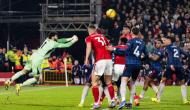 Arsenal seven points clear despite Forest stalemate · The 42