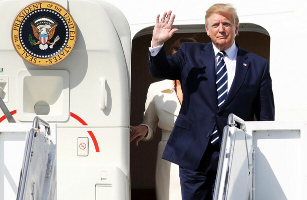 Donald Trump to land in Shannon this afternoon on journey home from Davos