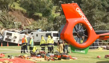 Rescue efforts continue for six missing people in New Zealand landslide