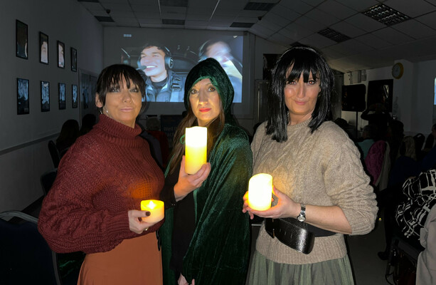 Supporters gathered in Newry to support local contestant ahead of Traitors finale - The Journal