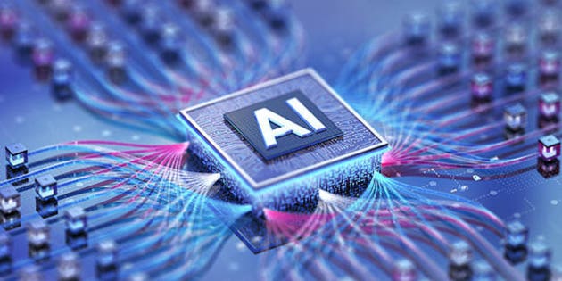 AI. New Technology Concepts. Machine Learning