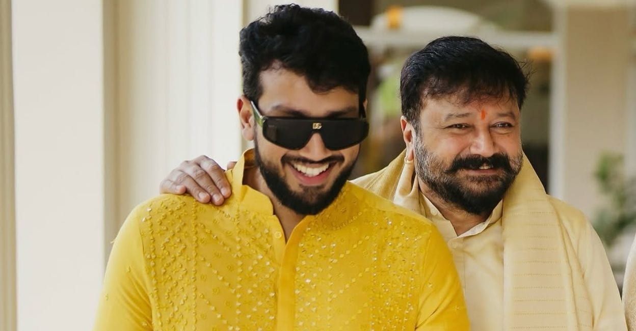 Kalidas and Jayaram. Photo: Instagram