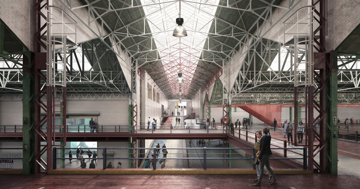 kanal-centre pompidou complex in brussels to reopen in 2026