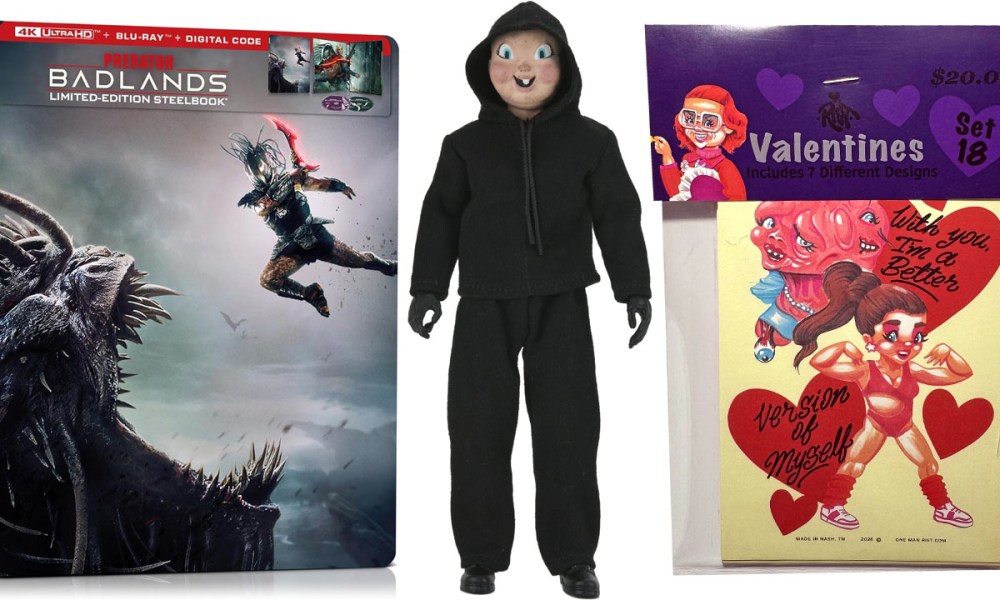 7 New Must-Have Horror Collectibles, Including 'Predator: Badlands' Steelbook & Horror Valentines
