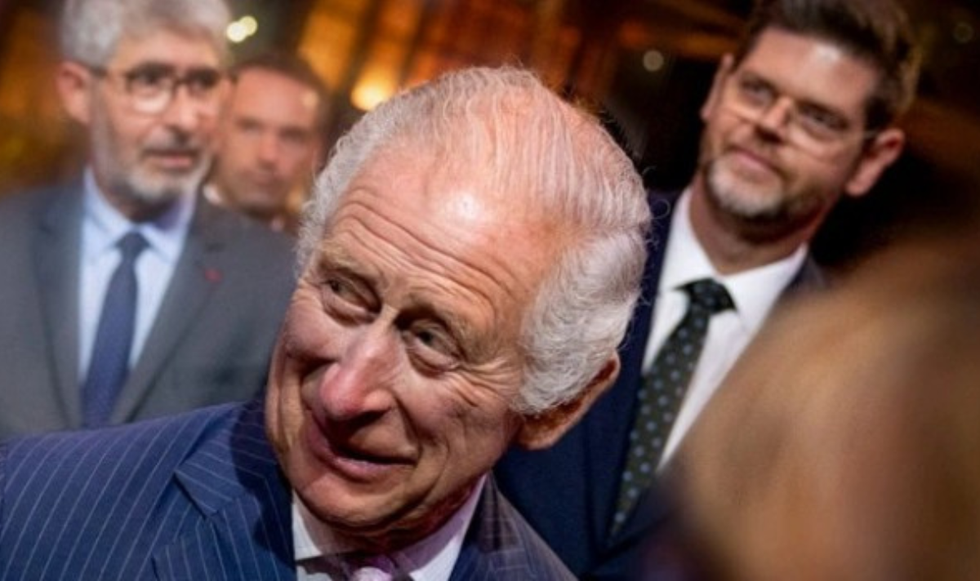 King Charles and Dr Nathan Ross