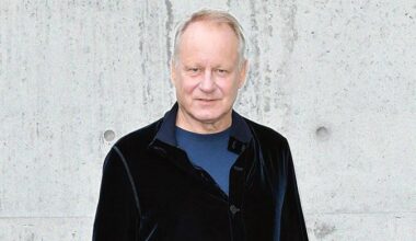 Stellan Skarsgård hilarious ‘bad father' speech wins night