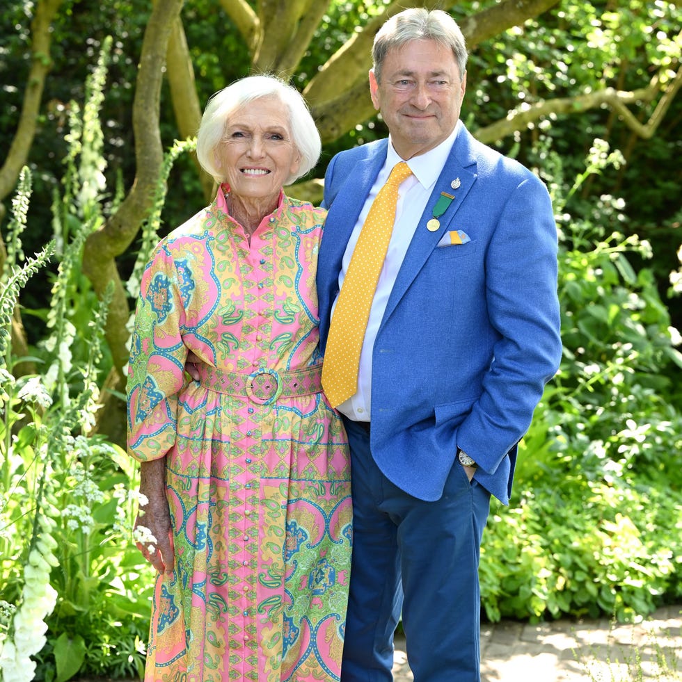 Mary Berry with Alan Titchmarsh at the Chelsea Flower Show 2024 mary berry with alan titchmarsh at the chelsea flower show 2024