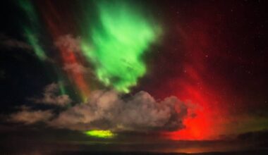 Northern lights across Waterford the strongest seen in over 20 years