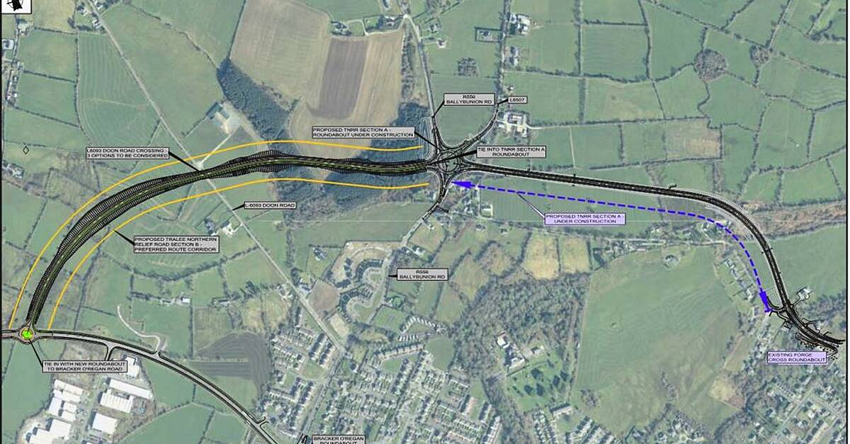 Part of Tralee Northern Relief Road may open next month