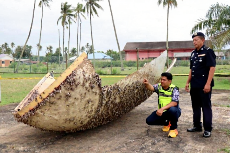 Part of object suspected to be from space found on Pekan beach