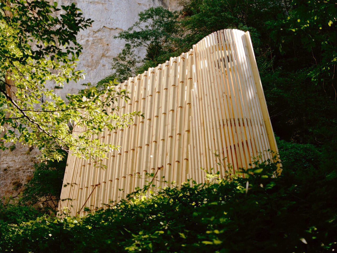 This Upside-Down Boat Blocking a Mountain Trail Is Actually An Architecture Award-Winning Chapel