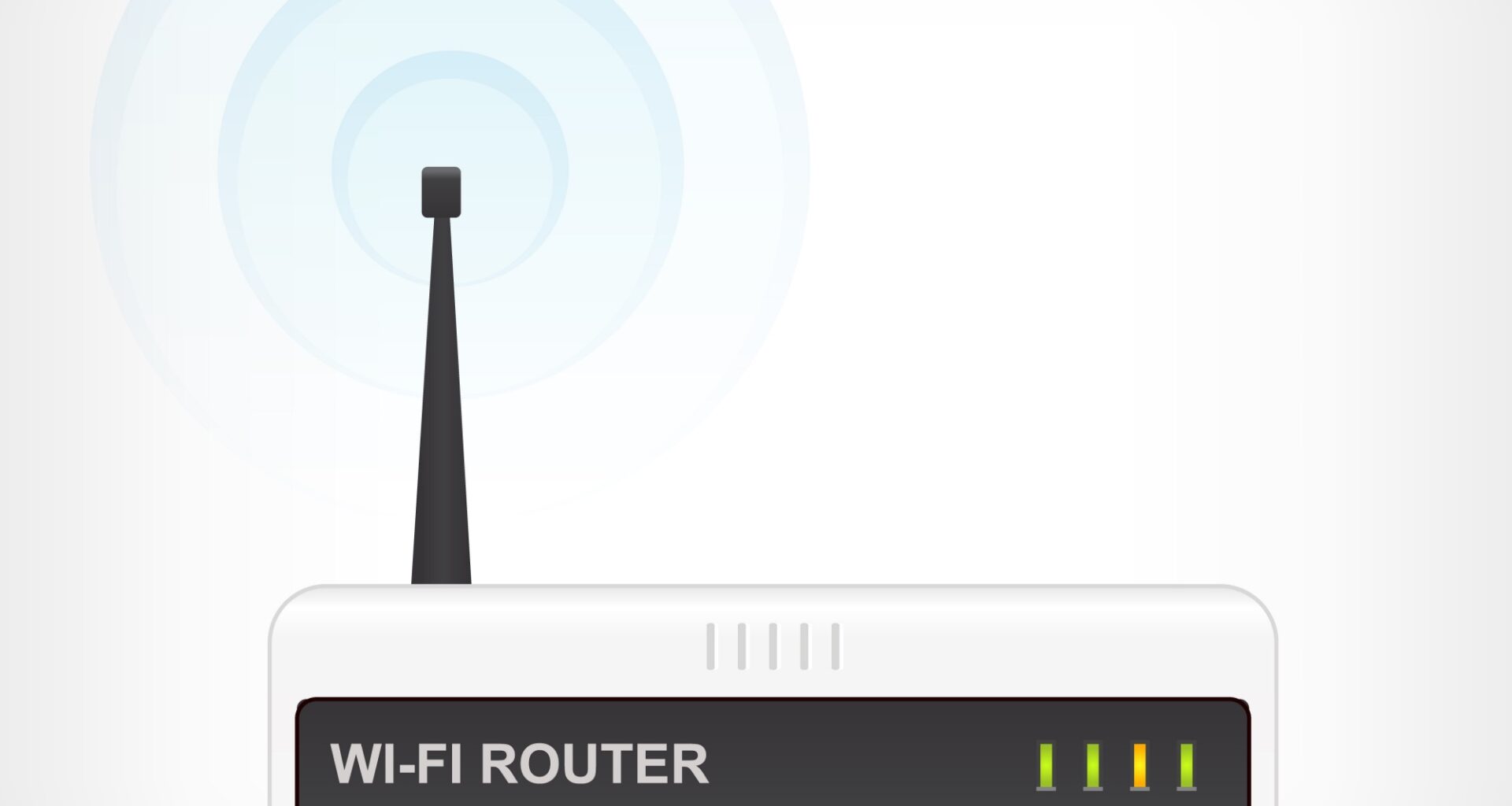 router with wireless network signal