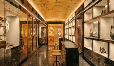 schiaparelli salon opens in glimmering gold