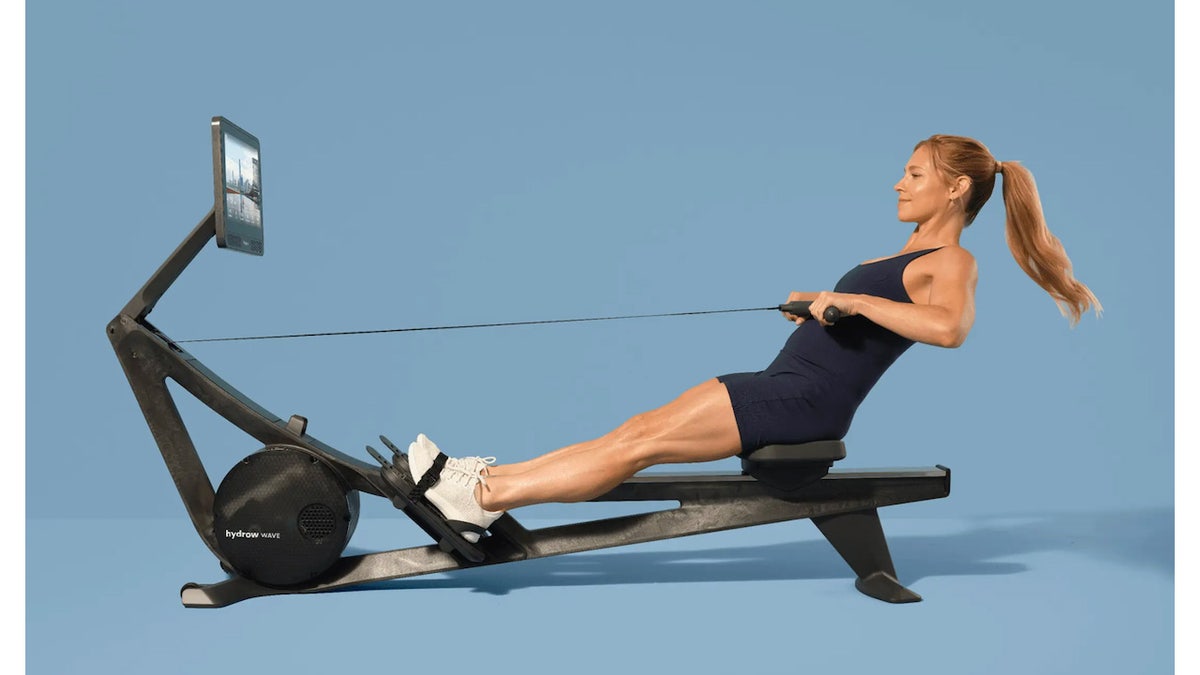 Workout smarter with this row machine.