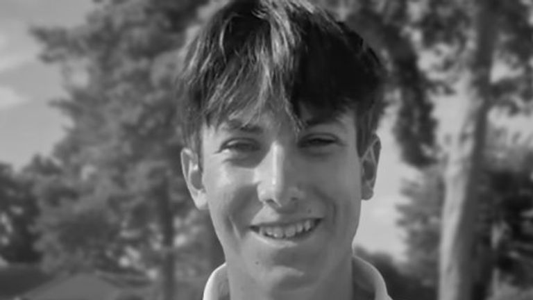 Emanuele Galeppini, 16-year-old Italian who died in the Swiss ski resort fire. Pic: Instagram/federazioneitalianagolf