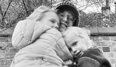 Fionnghuala Shearman and her children, Eve and Ohner