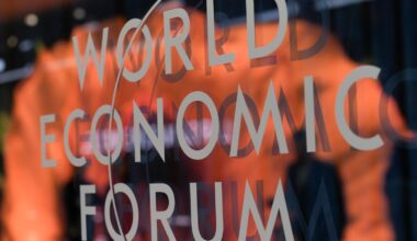 World Economic Forum, Davos. Pic: AP