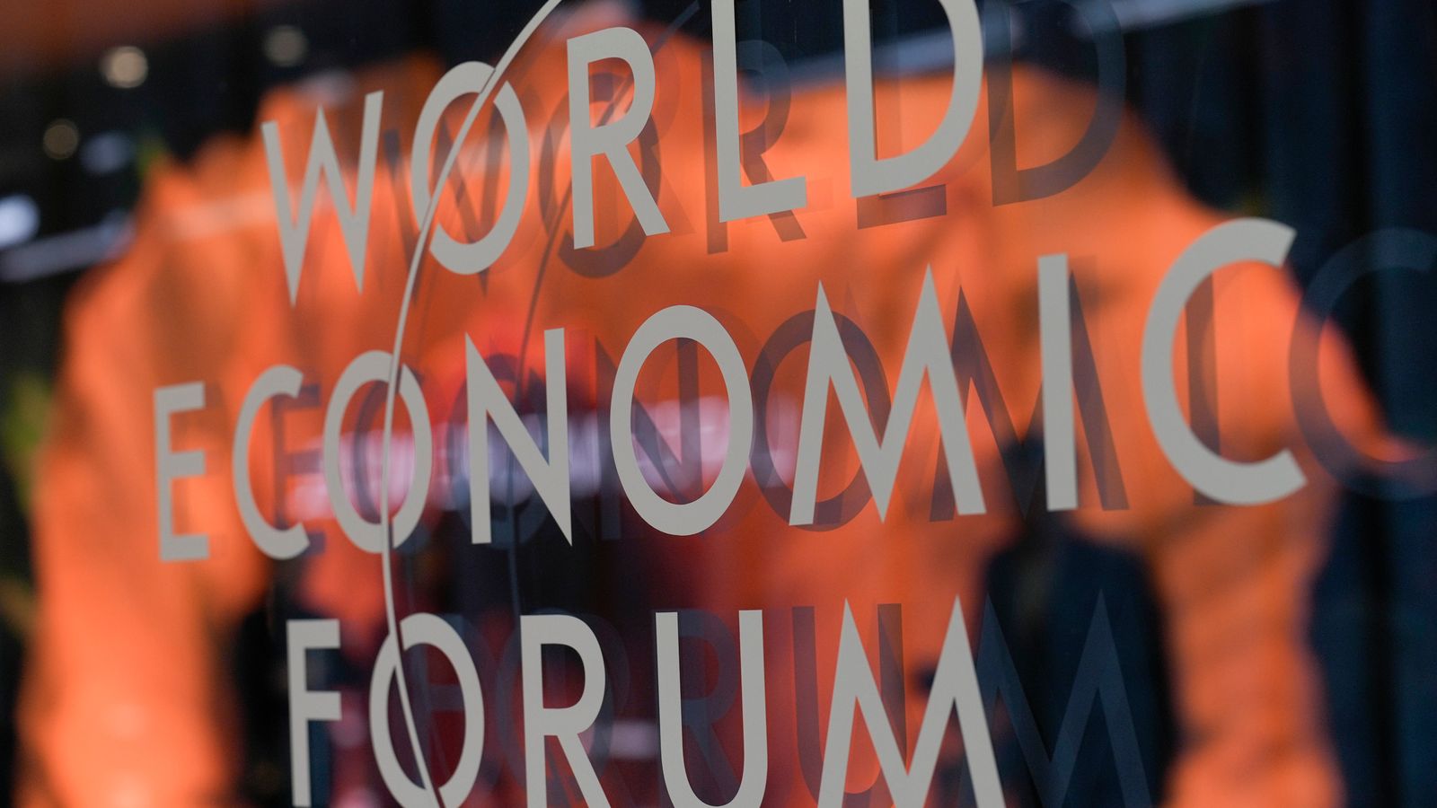 World Economic Forum, Davos. Pic: AP