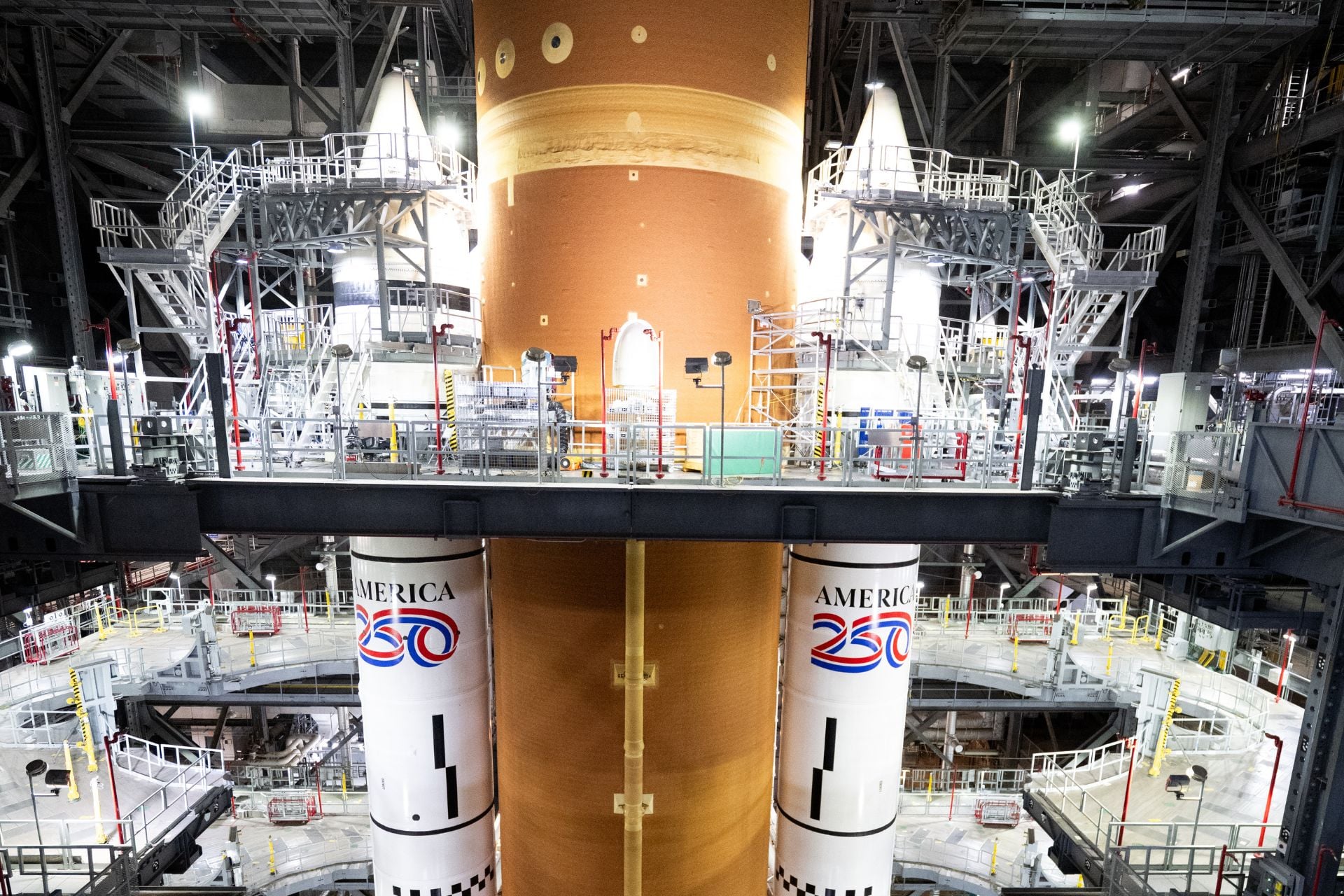 Stacked Sls Artemis 2
