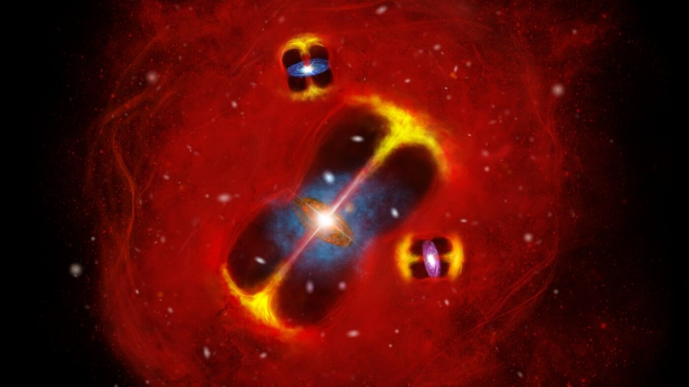 Galaxies so hot they're shocking space researchers : Short Wave : NPR