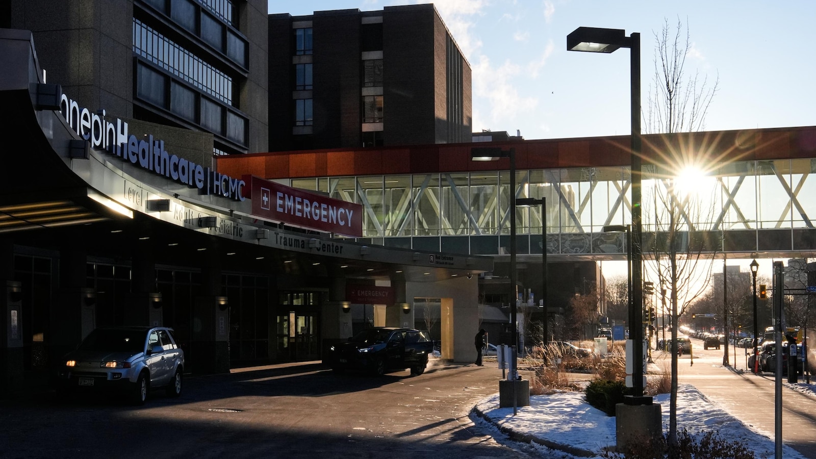 ICE claim that a man shattered his skull running into wall triggers tension at a Minnesota hospital