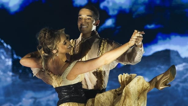 Jordan Dargan and Rebecca Scott on Week Five of Dancing with the Stars Photo: Kyran O'Brien