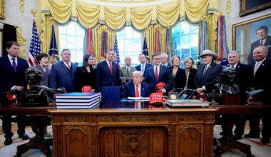 Trump signs spending bill ending US government shutdown