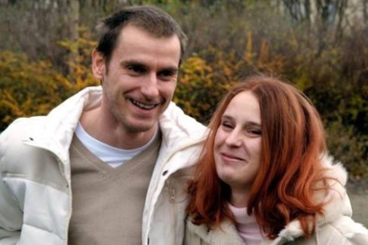 Patrick Syuebing with his sister Susan Karolewski 