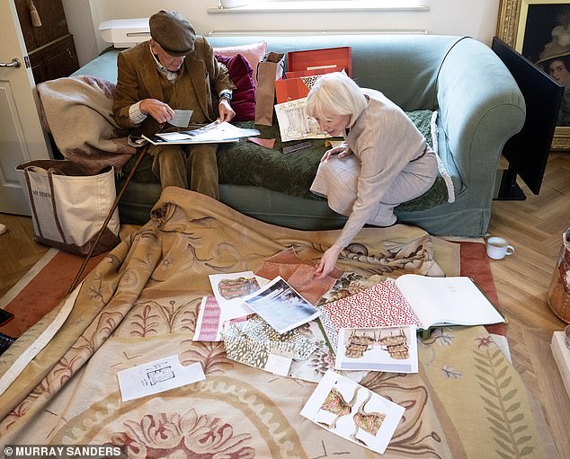 The former culture secretary's suggestion of a ‘nice plaster ceiling rose’ in place of the overhead light prompts: ‘Vile, absolutely vile! You are certainly not getting a ceiling rose. They are the most awful, common thing in this whole world'