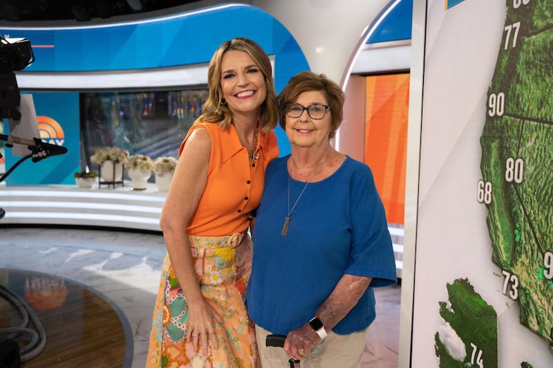 Today host Savannah Guthrie with mother Nancy Guthrie in 2023. Photograph: Nathan Congleton/NBC via Getty Images