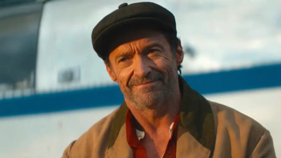 George Hardy smiling at sheep in The Sheep Detectives