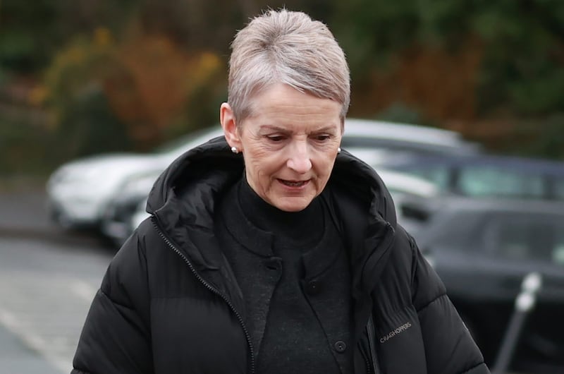Eleanor Donaldson arrives at Newry Crown Court in February 2025. Photograph: Liam McBurney/PA Wire