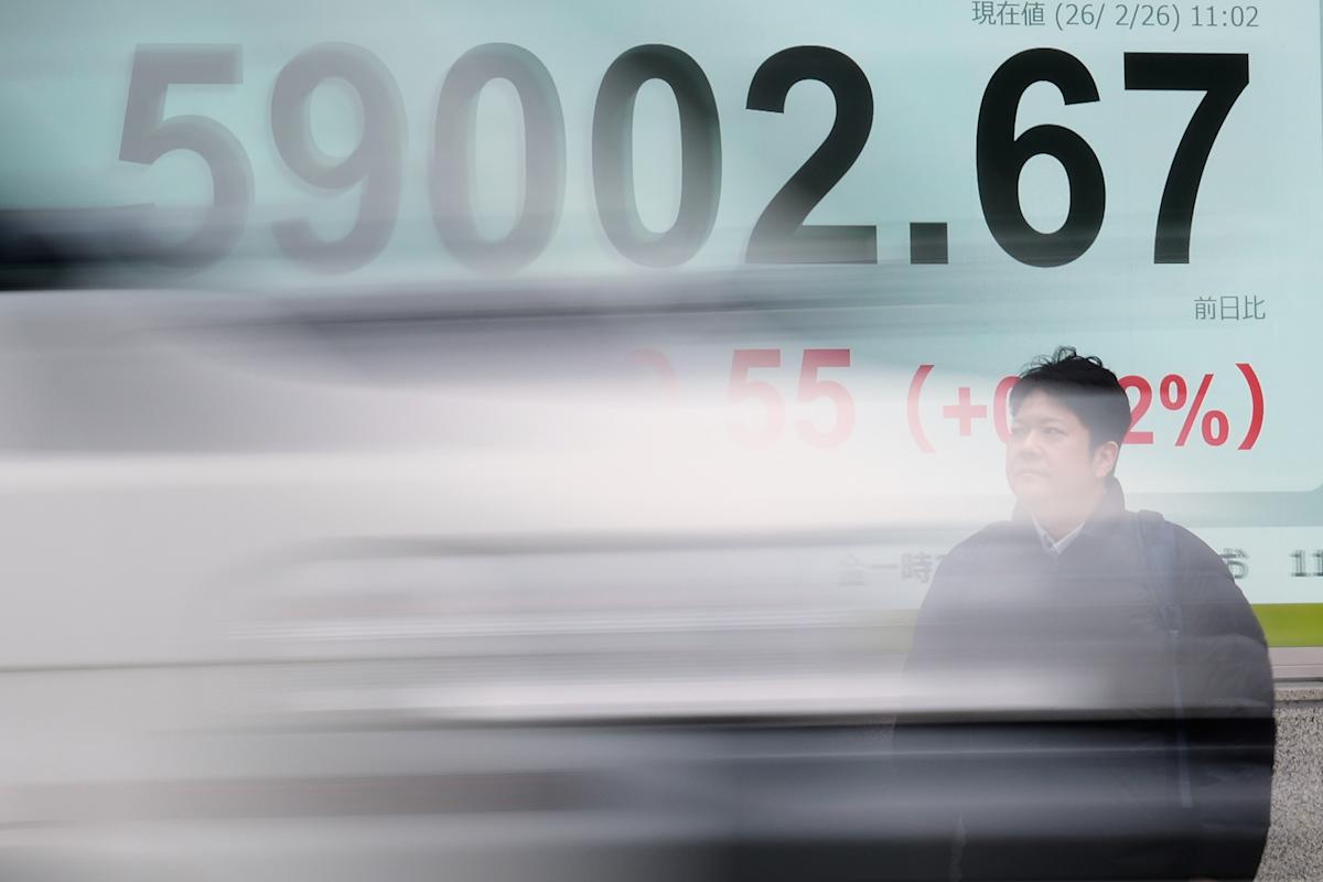 Asian shares mostly rise after Nvidia earnings beat expectations