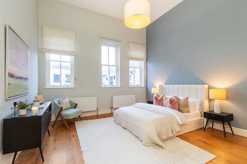 The house has four bedrooms in total