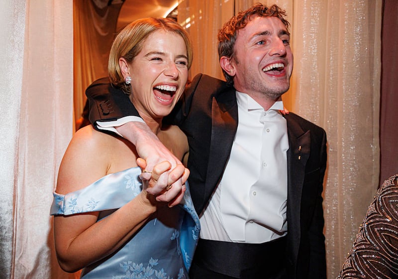 Jessie Buckley and Paul Mescal at the Golden Globes earlier this month in Beverly Hills, California. Photograph: Christopher Polk/2026GG/Penske Media via Getty Images