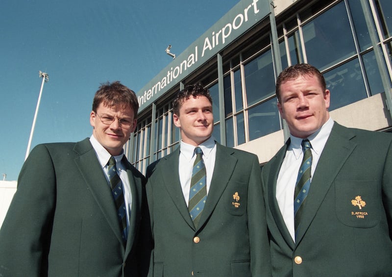 Richard, David and Paul Wallace. Photograph: Billy Stickland/Inpho