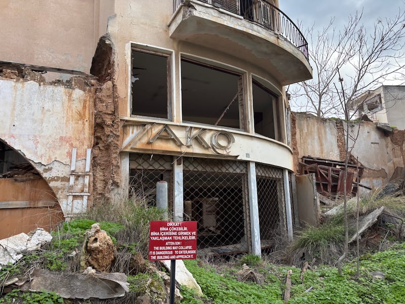 Varosha, a seaside town in Famagusta, emptied out as Greek Cypriots fled Turkish troops in 1974 and remains a ghost town today. Photograph: Jack Power