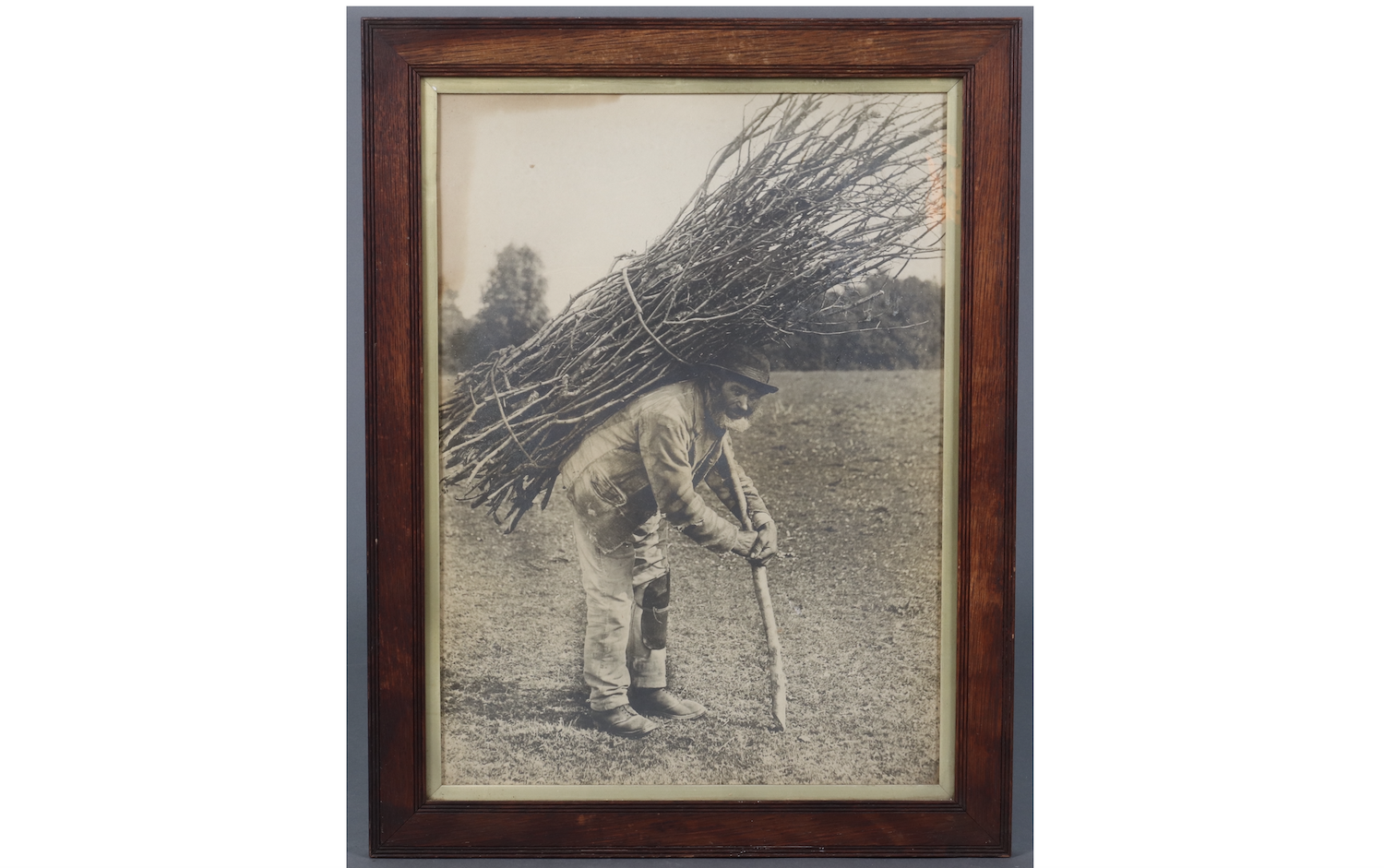 A rare print of the original photo from Led Zeppelin’s fourth album surfaced in a Sussex auction